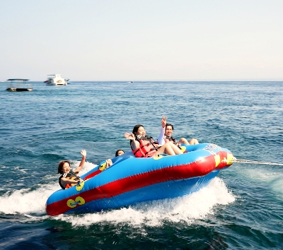 快樂出海日~藍夢島全日遊(贈送海底漫步一次 / 香蕉船 / 水上沙發 / 浮潛 / 滑水道 / 島上觀光)→返回本島→Sanur Icon Bali逛街