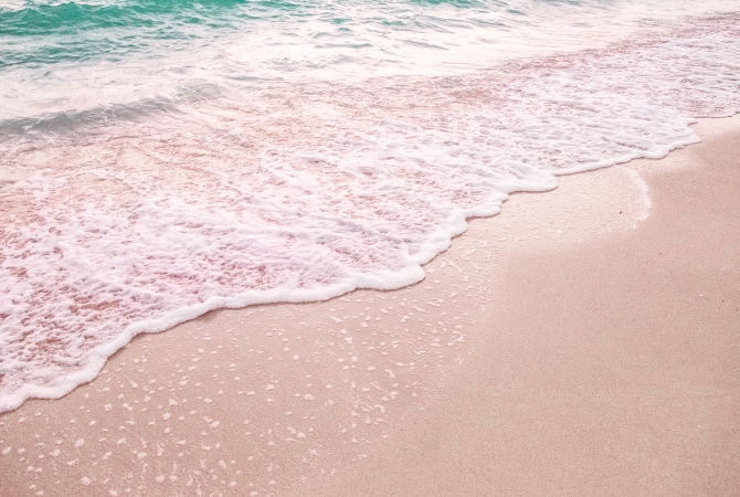 龍目島-粉紅沙灘