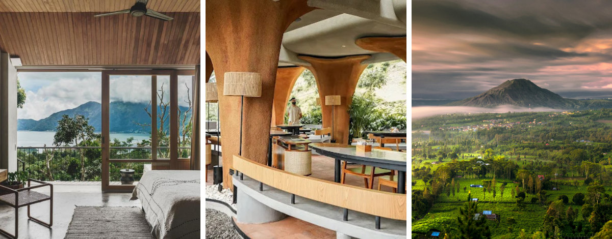 酒店內自由活動→眺望巴杜爾火山&火山景觀餐廳享用午餐→前往羅威那→酒店Check In→越式特色石鍋河粉