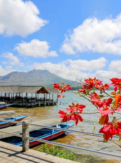 巴里島旅遊推薦-金塔馬尼-巴杜爾火山口-火山湖岸單車遊-景觀溫泉泳池