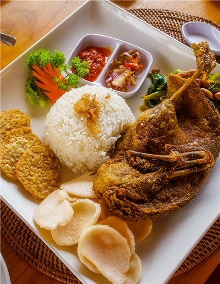 巴里島美食推薦-稻田髒鴨風味餐