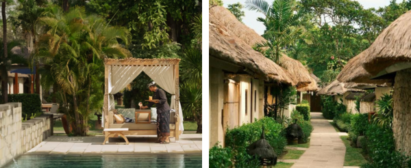 Alila Ubud養生體驗（峇里式按摩60分鐘&享用蔬食午餐)→吉安雅千層瀑布→蘇卡瓦地傳統市場→Sanur Icon濱海購物中心逛街